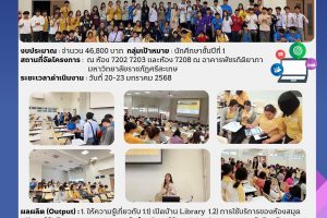 กิจกรรมเทคนิคการสืบค้นเพื่อส่งเสริมทักษะด้านดิจทัล